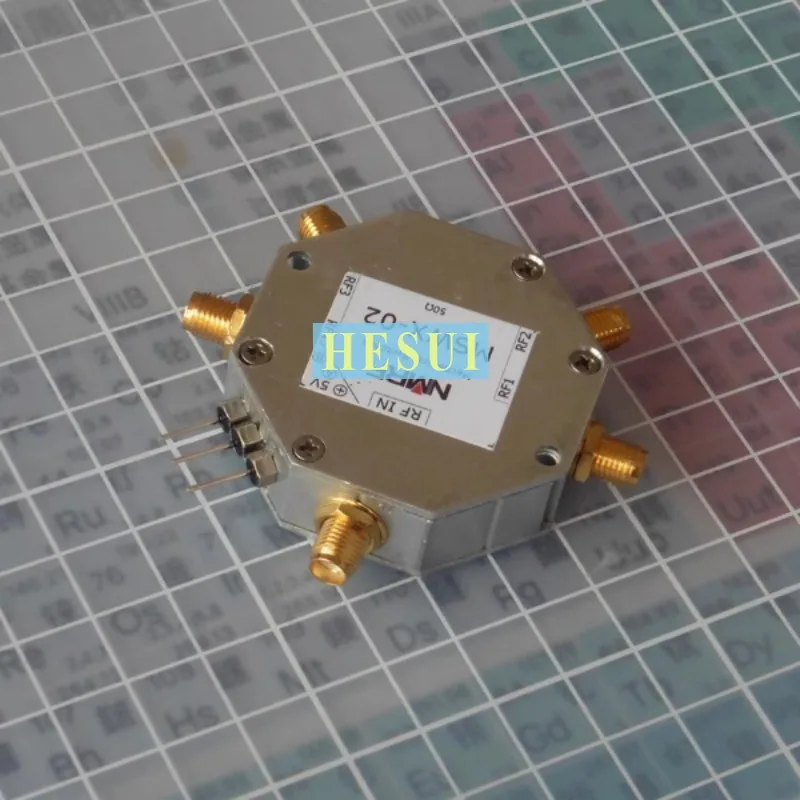 DC-300MHz SP4T single-pole four-throw mechanical RF switch SMA interface maximum switching power 20W Module