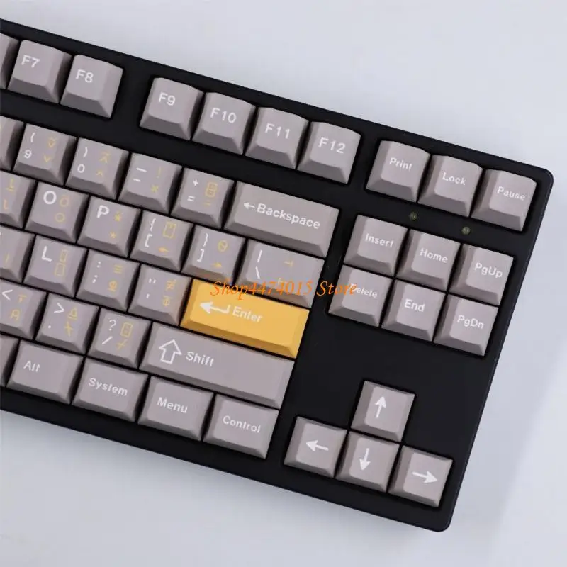 

K1AA Completely 166Key Keycap Set for Mechanical Keyboards Enthusiasts, Suitable for Any User Dye-Sublimation Keycaps