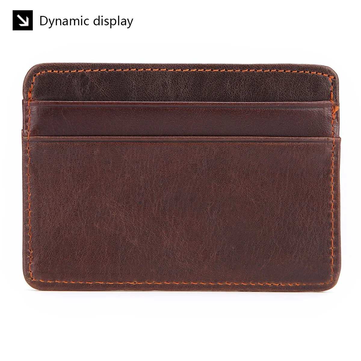 Leathe Brown Card Holder 50pcs