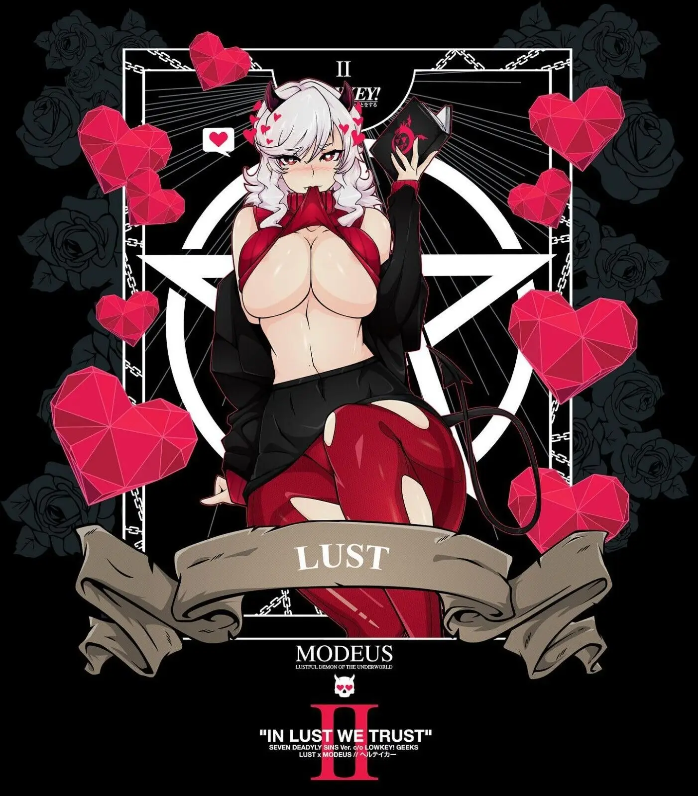 

Limited: Lowkey! Geeks T-Shirt, In Lust We Trust, Modeus