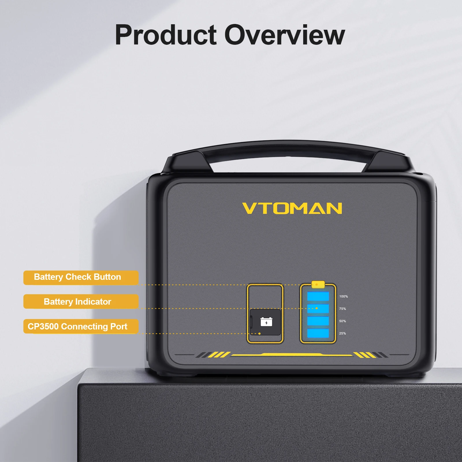 

VTOMAN Jump 1500 1548Wh Extra Battery , Backup LiFePO4 (LFP) Battery Jump 1800 & Jump 1500X & Jump 1000 Power Station