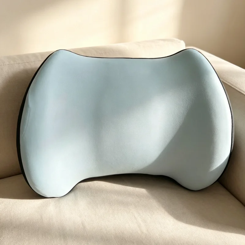 Ergonomic Lumbar Support Cushion Soft Comfortable Memory Cotton Waist Pillow Practical Back Support Pad image 4