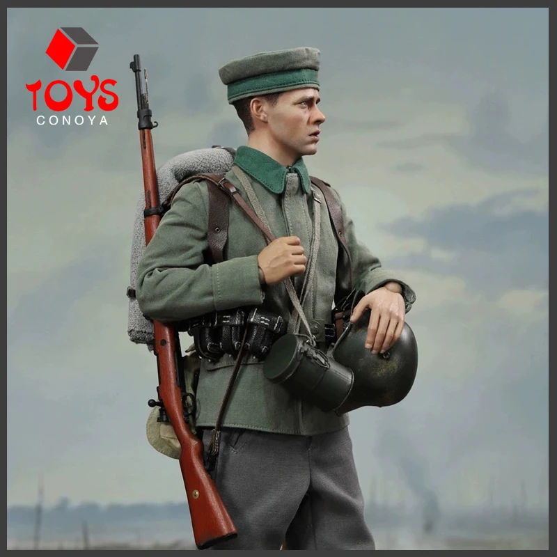 Auf Lager DID D11014 1/6 WWI Deutsche Armee Soldat Paul Actionfigur 12'' Männliche Soldat Figur Komplettset Sammlermodell