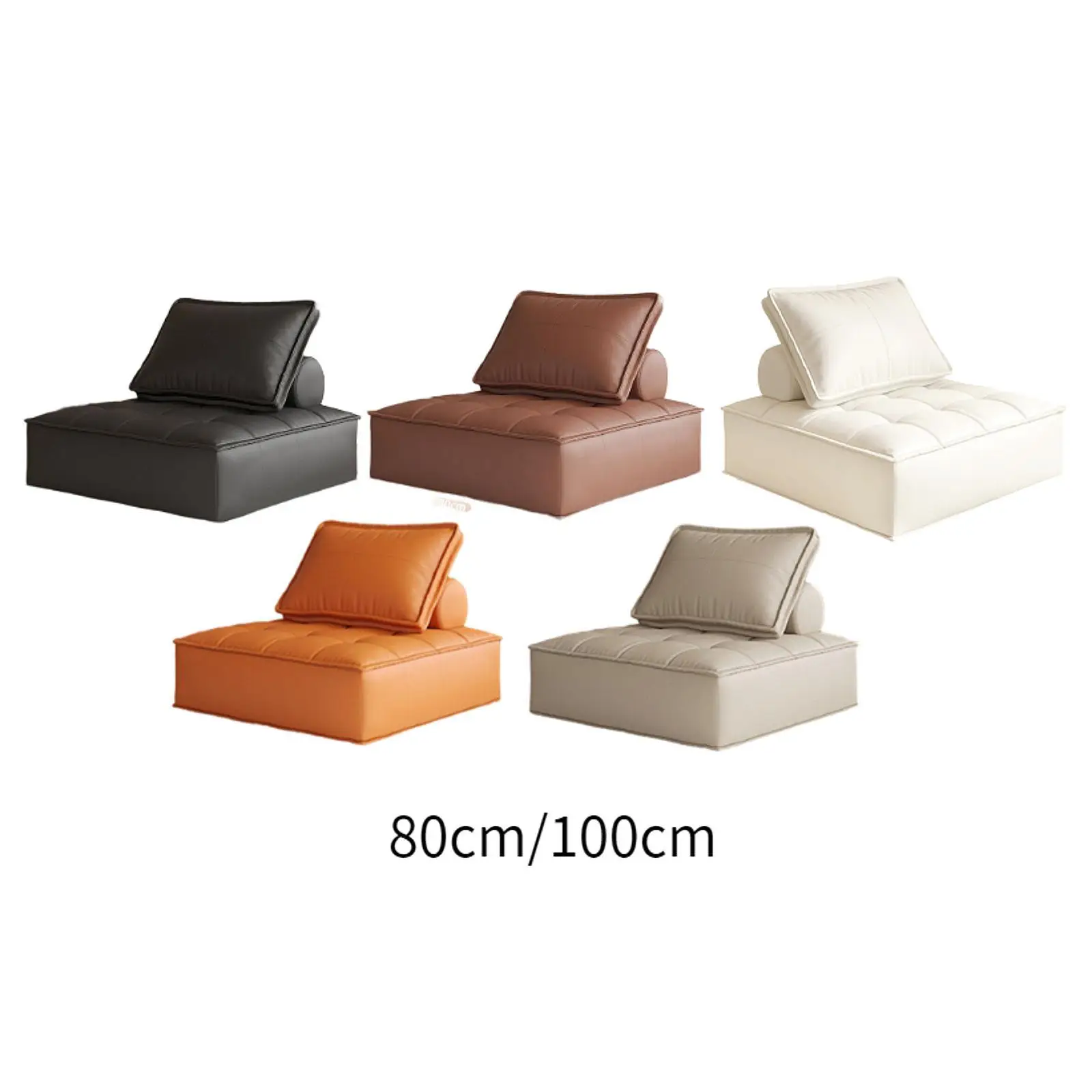 

Modular Sectional Sofa recliner Stylish Multifunctional Square Futon Couch Upholstered Sofa for Office Reading Clothing Store