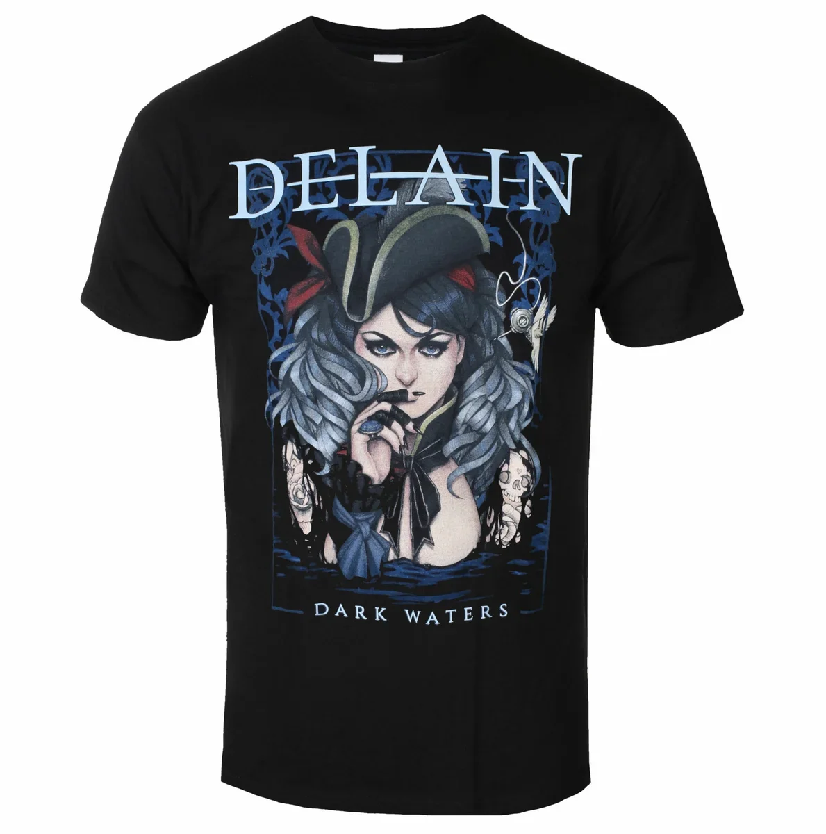 2026 Delain Graphic Cotton Band T-shirt Unisex Summer Short Sleeve Fashion Brand Tee Luxury Casual Vintage Tees