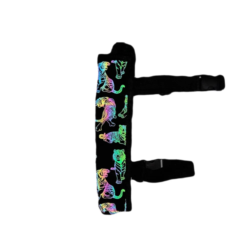 Tai Chi Fan Storage Pouch Reflective Design Kung Fu Fan Accessory Protective Fabric Holder Martial Arts Night Practice Bag