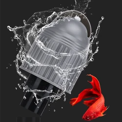 Aquarium Tank Spiral Wave Maker Aerator Water Pump Outlet Automatic 360° Rotating Nozzle Duckbill Fish Tank Water Pipe Fittings
