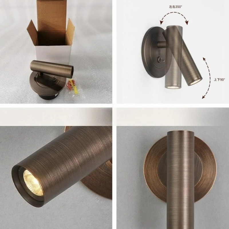 Bestselling Minimalist LED Reading Wall Lamp Dual-purpose for Lighting and Decoration Ideal for Bedroom Hotel and Study