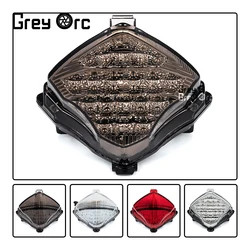 For Yamaha YZF R1 YZF-R1 2004 2005 2006 LED Rear Tail Light Brake Turn Signals Integrated Light