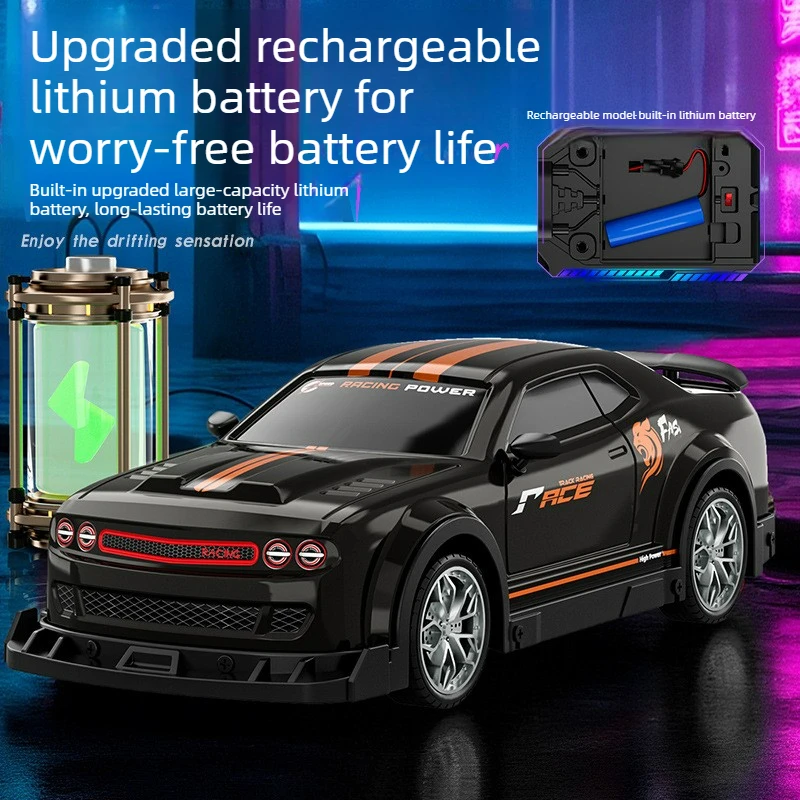 Cool Stuff Toy Car Funny Gift-1:16 High-speed Rc Drift Car,Remote Control Car Toy,Kawaii Light Fart Spray Rc Cars,Toys for Kids