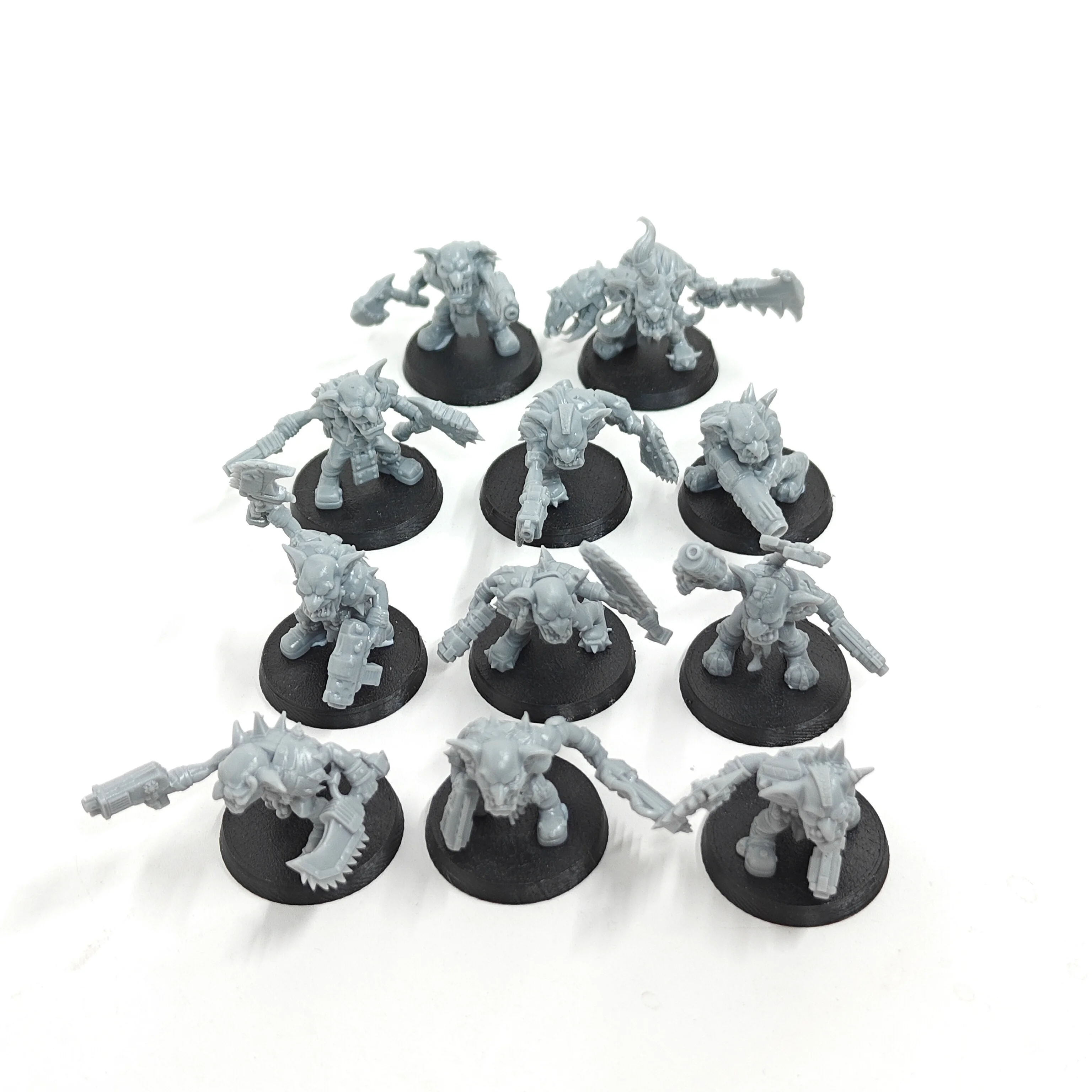 Kits de garaje Juego de guerra Goblin ork kits de resina figura miniaturas sin pintar (11 figuras) zw632