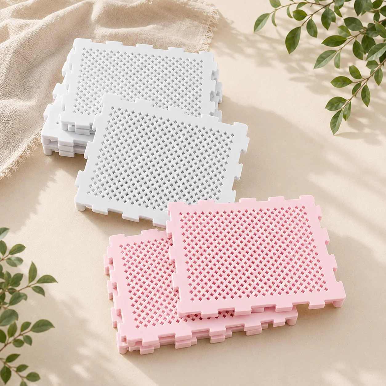 Interlocking Modular Clay Earring Drying Rack Puzzle Splicing Drying Mat For Polymer Clay Jewelry Making Craft Supplies