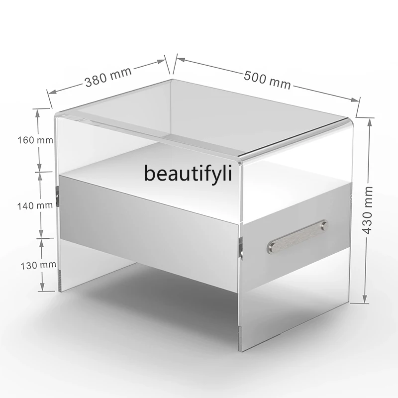 

Прикроватный столик zqAcrylic для спальни, простой современный маленький шкаф, простой маленький прикроватный столик, прикроватный шкаф