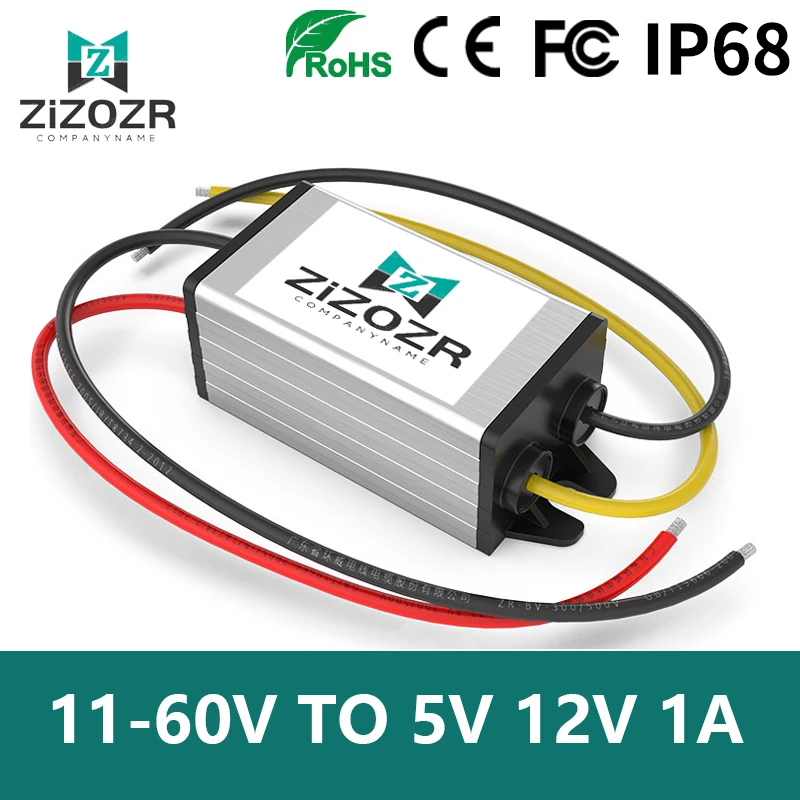 DC - DC Power Converters 11-60V 24V 36V 48V To 5V 12V 1A Transformer Buck Stabilizer Voltage Regulator Adapter For Car Boat