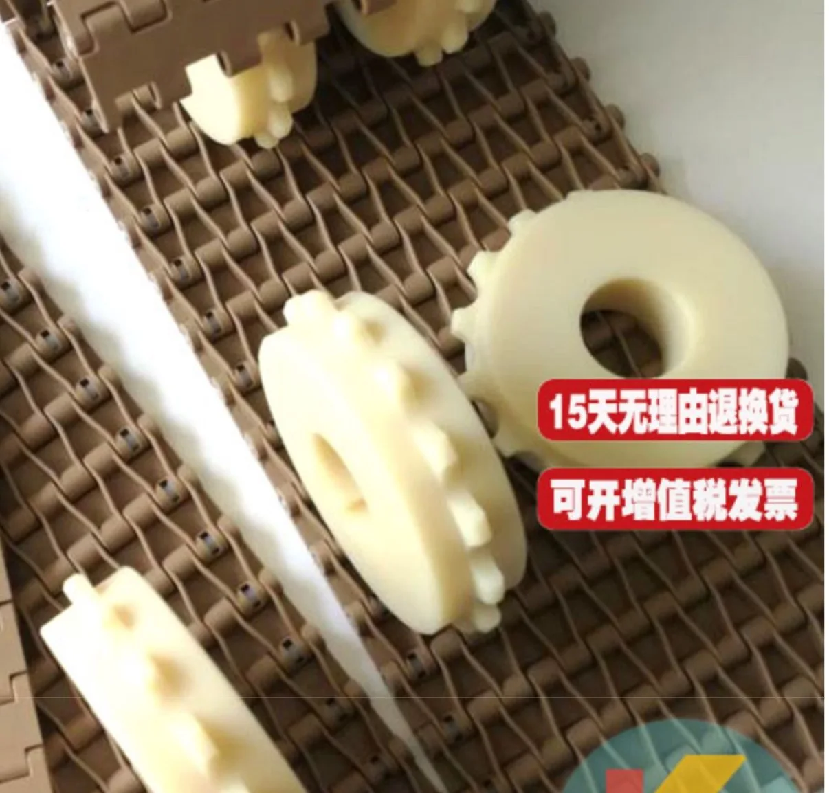 2pcs 10teeths Injection molded sprocket chain plated parts  - inner hole 20 outer diameter:62mm