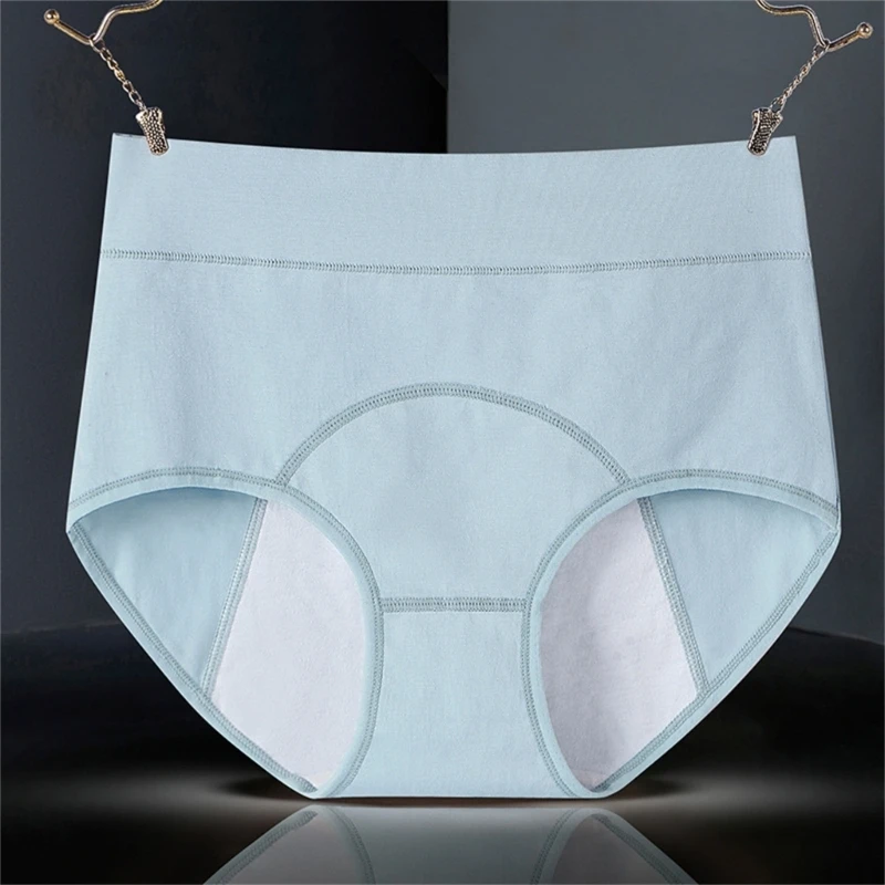652B Cotton High Waist Period Underwear For Women Seamlessly Edges Odor Control Technology Soft Leakproof Protections