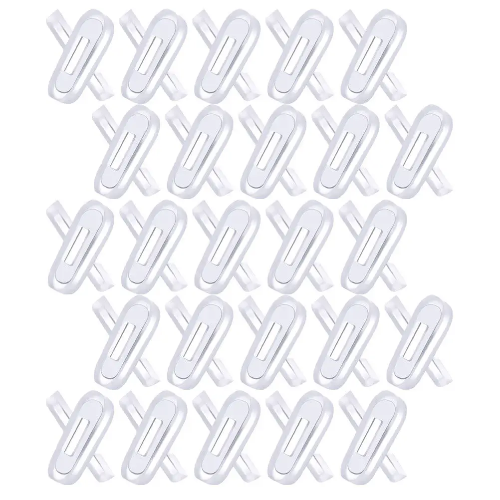 

25Pairs Nose Pads for Glasses High Quality Silicone Eyeglasses Nose Pad Replacement Non-Slip Cushion for Better Fit and Comfort