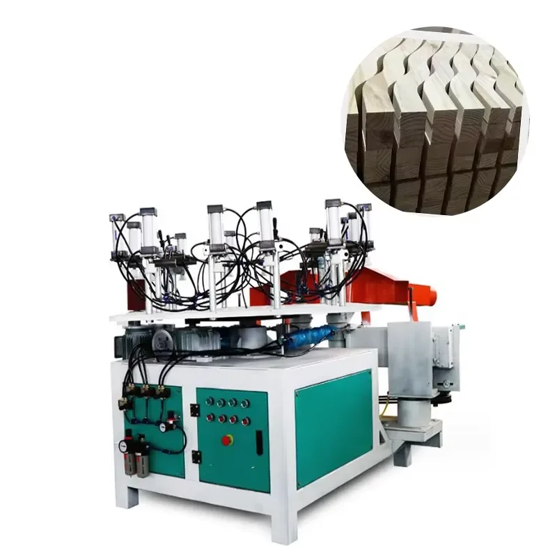 CE Certification Wooden Chair Face Cutting and Milling Machine Eight-station Carousel Shaped Milling Machine Shaped