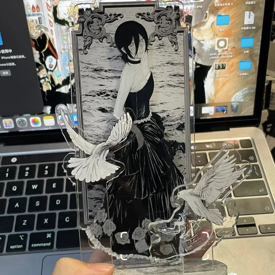 Anime Chainsaw Maner Re-creation Acrylic Stand Reze Figure Desk Ornaments Collectible Home Accessory Toys Gifts