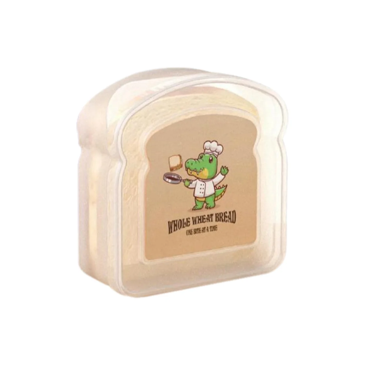 Reusable Sandwich Container Sealed Food Container Transparent Bread Box Food Portable Toast Sandwich Box B