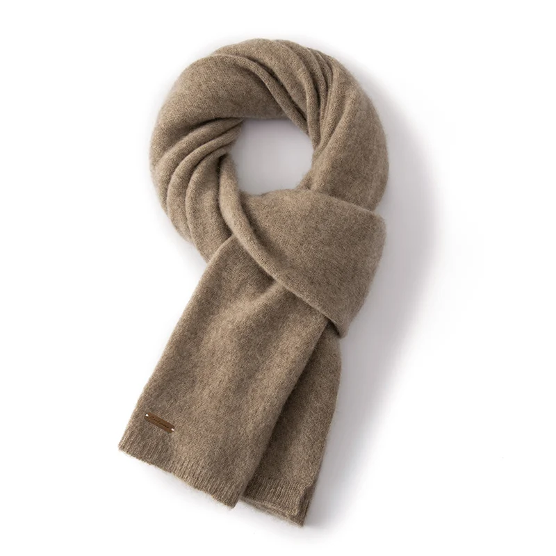 Autumn And Winter New Cashmere Knitted Scarf Female Joker Warm Decorative Wool Neck Scarf Shawl