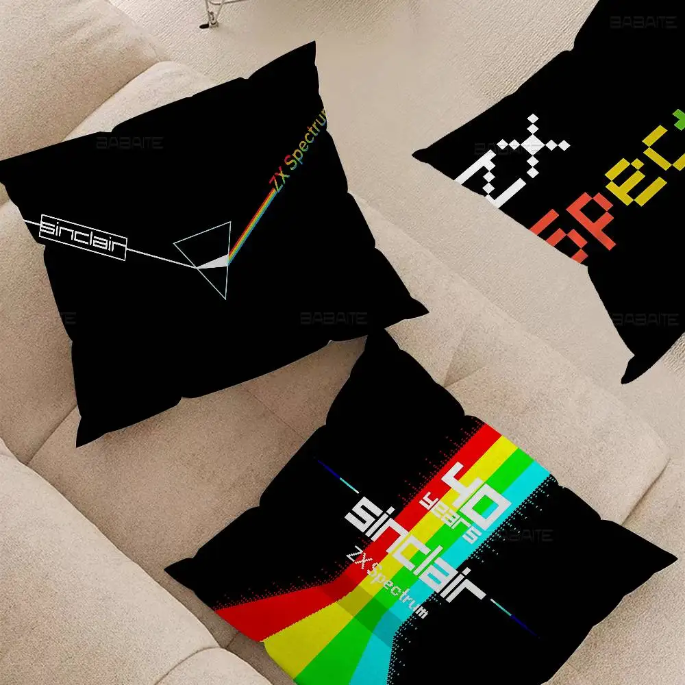 الرجعية سنكلير Zx الطيف شخصية وسادة غطاء الاطفال غرفة نوم البرية ديكور الحفلات المخدة طفل عيد ميلاد دش هدية