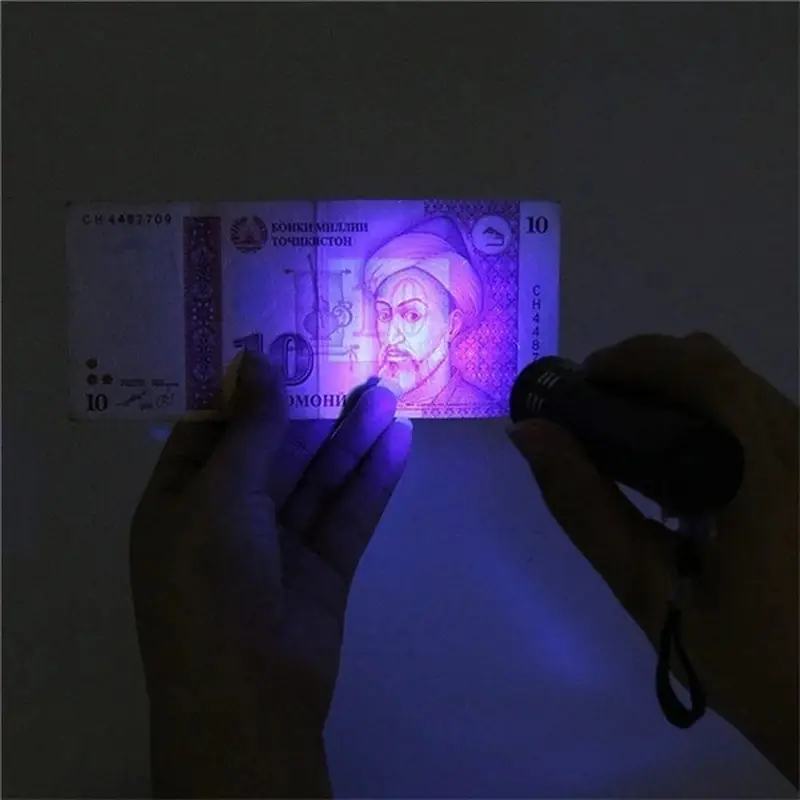 UV Flashlight Black Light Powerful Small Blacklight Flashlight UV Light Mini Black Light Flashlight Detector Light for Pet Urine - Image 3