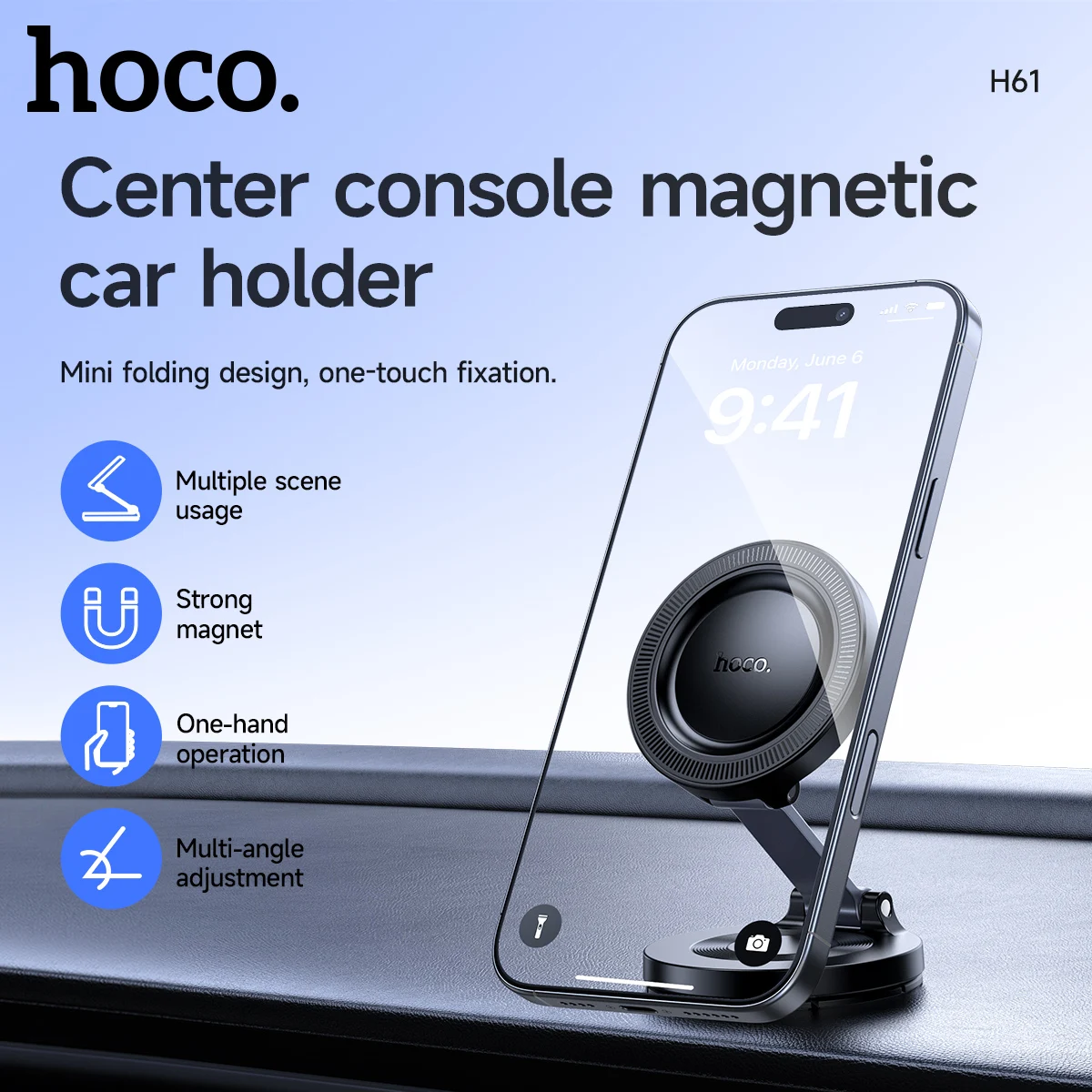 HOCO H61 складное кольцо магнитный смартфон мобильный сотовый автомобильный держатель для телефона крепление на приборной панели подставка на присоске для iPhone Xiaomi Samsung HOCO H61 складное кольцо магнитный смартфон мобильный сотовый автомобильный держатель для телефона крепление на приборной панели подставка на присоске для iPhone Xiaomi Samsung