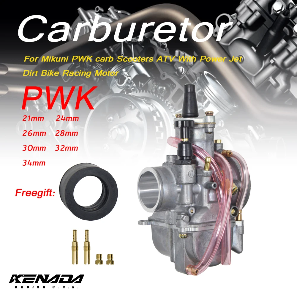 

Motorcycle 21 24 26 28 30 32 34mm Universal Carburetor For Mikuni PWK carb Scooters ATV With Power Jet Dirt Bike Racing Motor