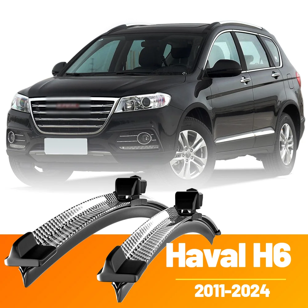2 stücke Frontscheibe Scheibenwischerblätter Carbon Faser Scheibenwischer Für Great Wall Haval H6 2011-2024 2019 2020 2021 2022 2023