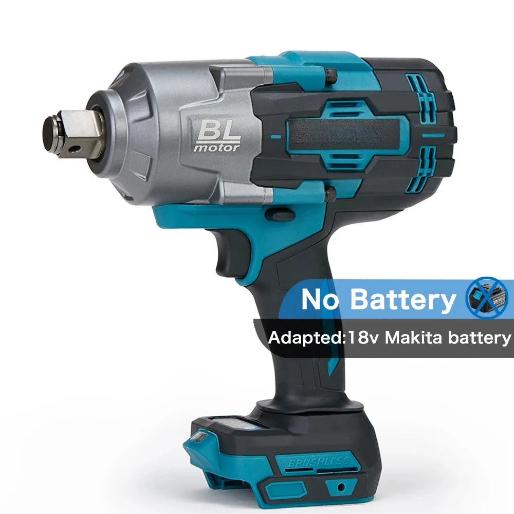 1000N.m Brushless Electric Impact Wrench Car Tire Repair Removal Wrench High Torque Power Impact Driver For Makita Battery