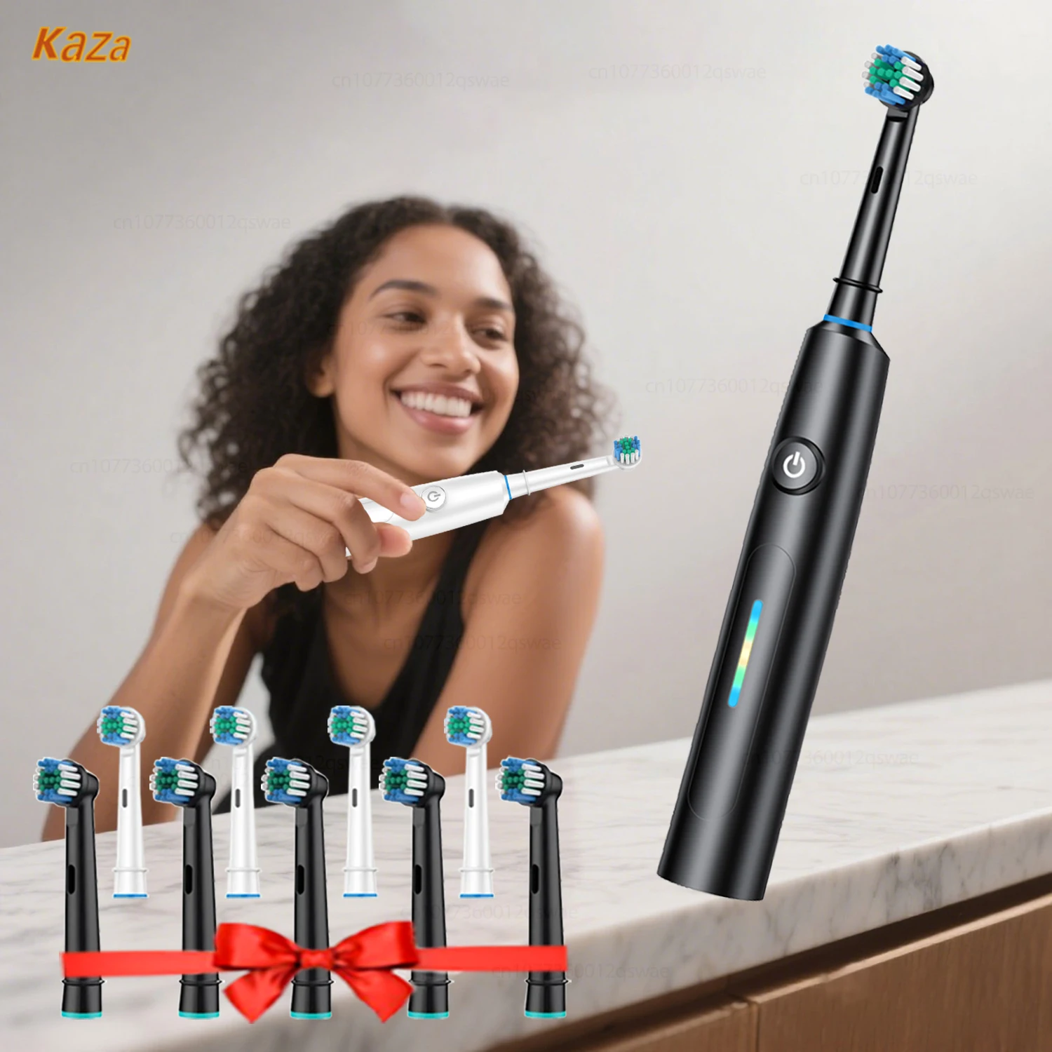 

Rotating Electric Toothbrush for Adults Fast Charge 5 Modes Deep Clean Electric Toothbrush with Rechargeable Power Smart Timer