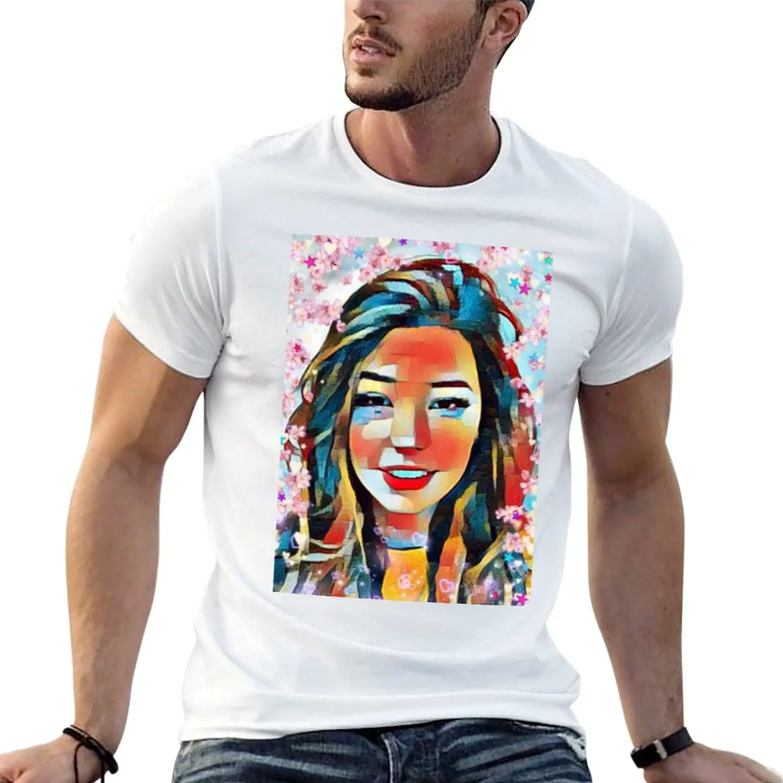 

Футболка Belle Delphine art, мужские футболки, высококачественная роскошная брендовая мужская футболка, летняя футболка