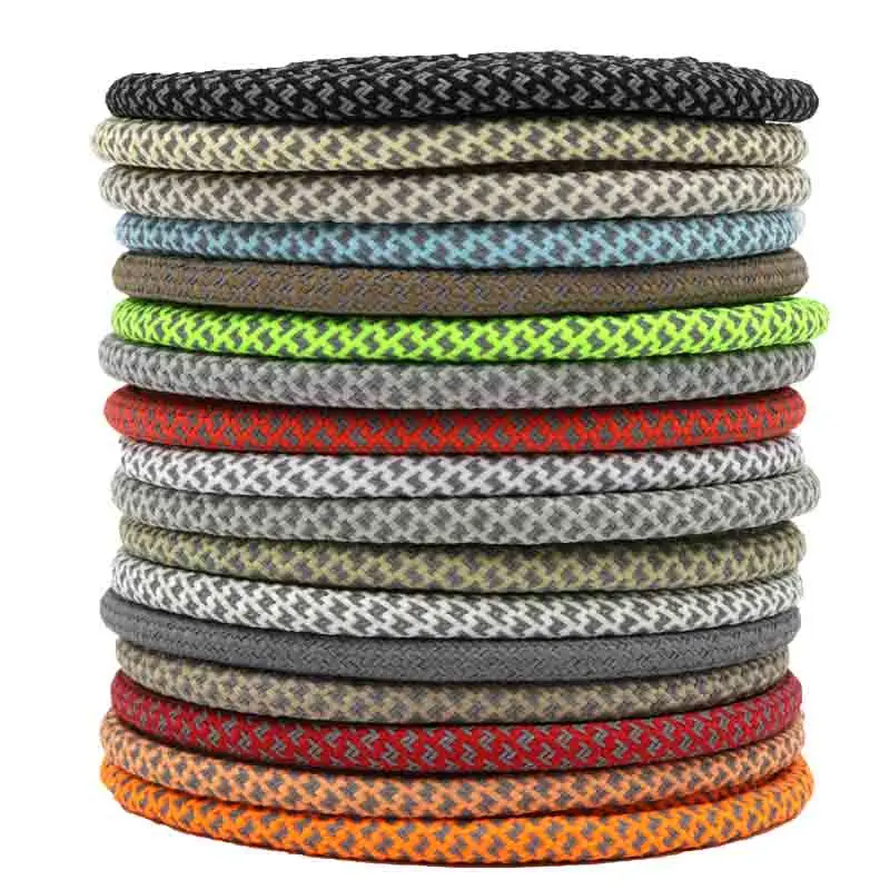 17 Colors 3M Reflective 350 Round Shoelaces 5mm Men Women Sneaker 2023 Walking Night Running Basketball Bright V2 Boost Laces