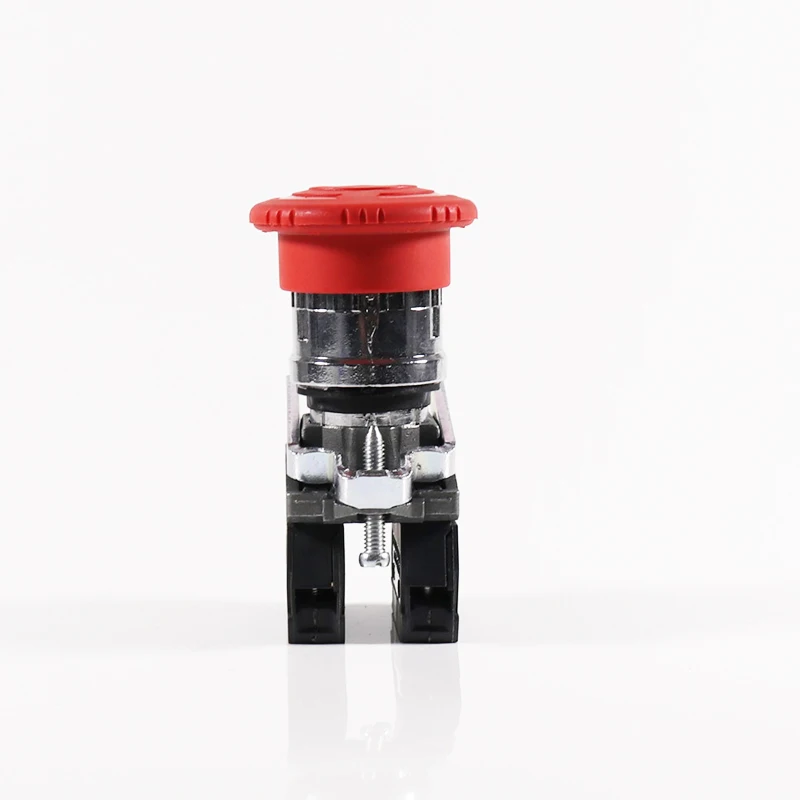 1pcs Emergency Stop Mushroom Push Button Switch Fits XB4-BS542 Spring Return 1NC