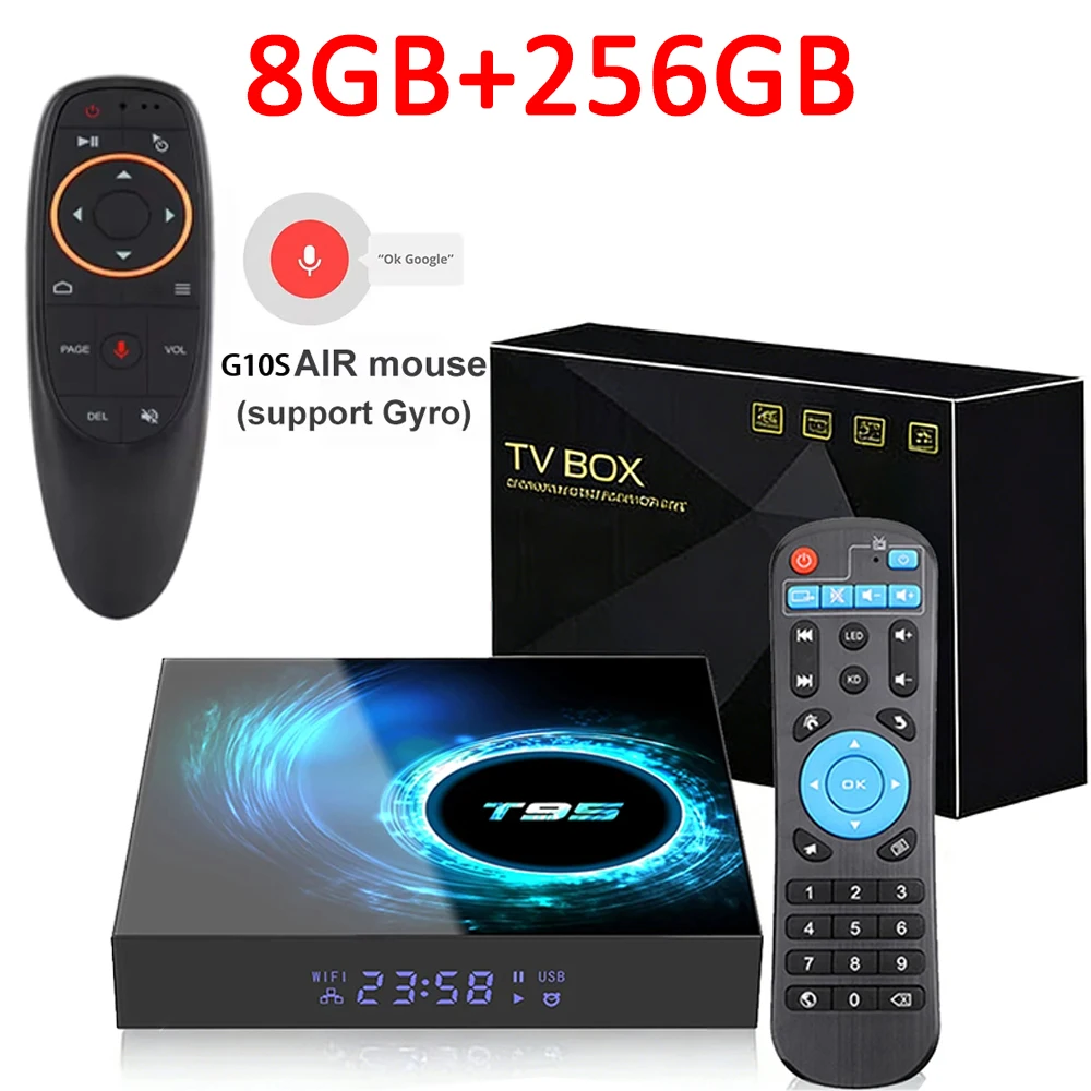 2026 Nieuwe Android TV Box T95 Allwinner H616 Android 16 8GB+256GB Dual Wifi BT5.4 Ultra HD Smart Home Theater TV Box Media Player
