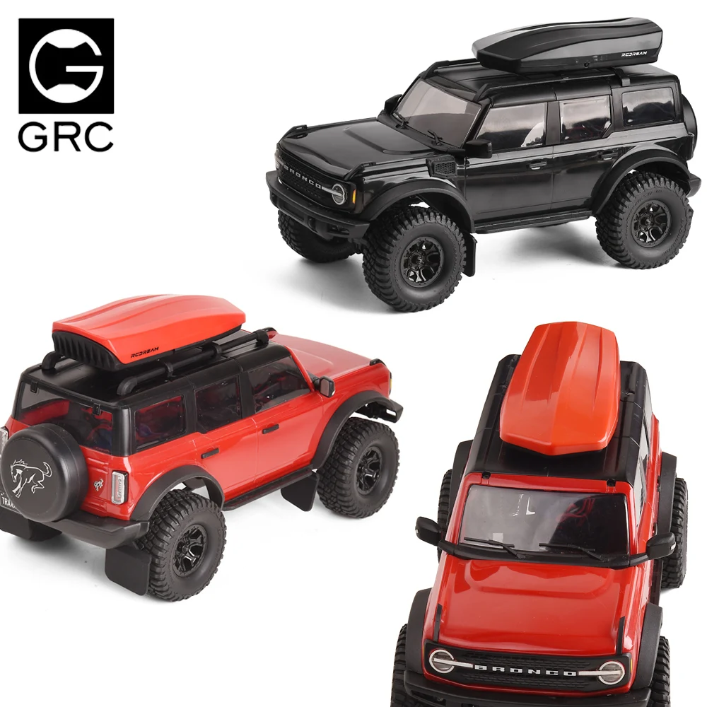 سقف مقصورة الأمتعة/رف الأمتعة قذيفة السيارة اكسسوارات الديكور ل 1/18 Traxxas Trx4m 1/24 محوري Scx24 Rc الزاحف سيارة