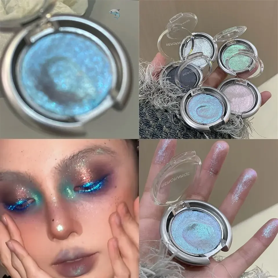 글로잉 참 모노크롬 아이섀도우 팔레트 펄레센트 익스플로전 폴라라이즈드 브라이트닝 실크웜 하이라이트