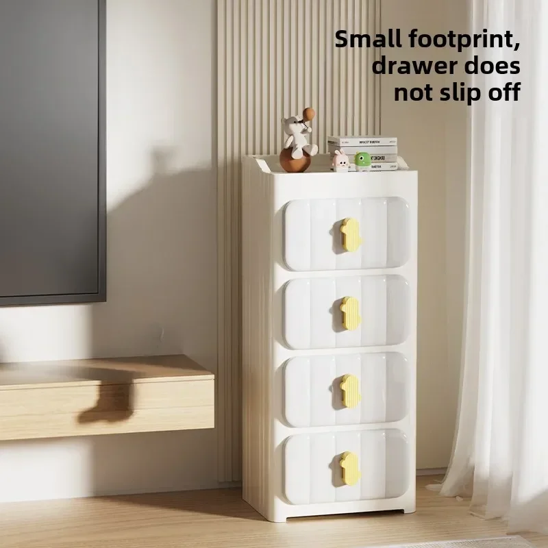 

Bedside table Simple wardrobe Baby drawer narrow side shelf Bedroom storage Locker edge few