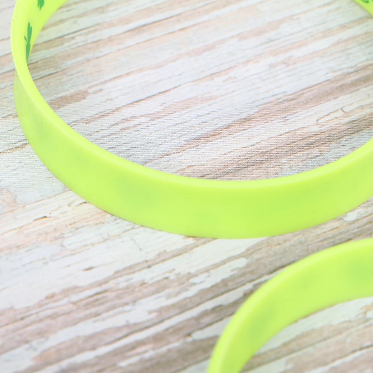 

St Patricks Day Wrist Bands Clover Bracelet Gift Festival Party Decorations Tailoring Bracelets Child Accessories