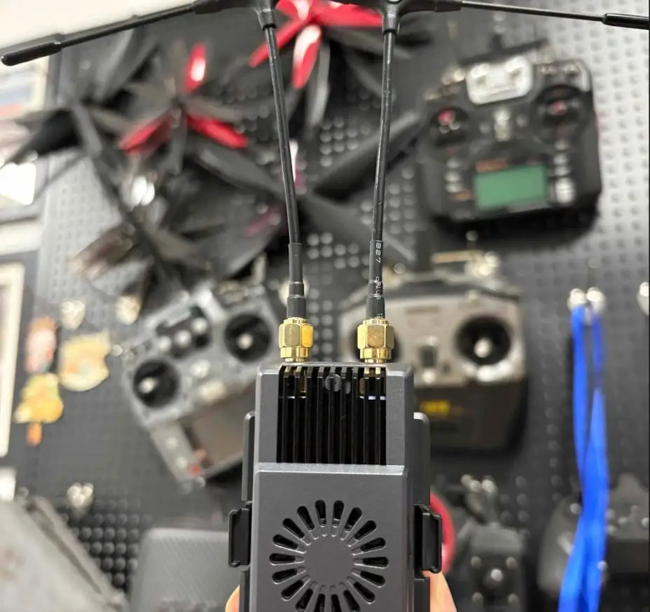 ELRS 2.4G 915MHz Diversity Receiver Dual Antenna RX Built-in TCXO for FPV Freestyle RC Racing Long Range Drone Accessories