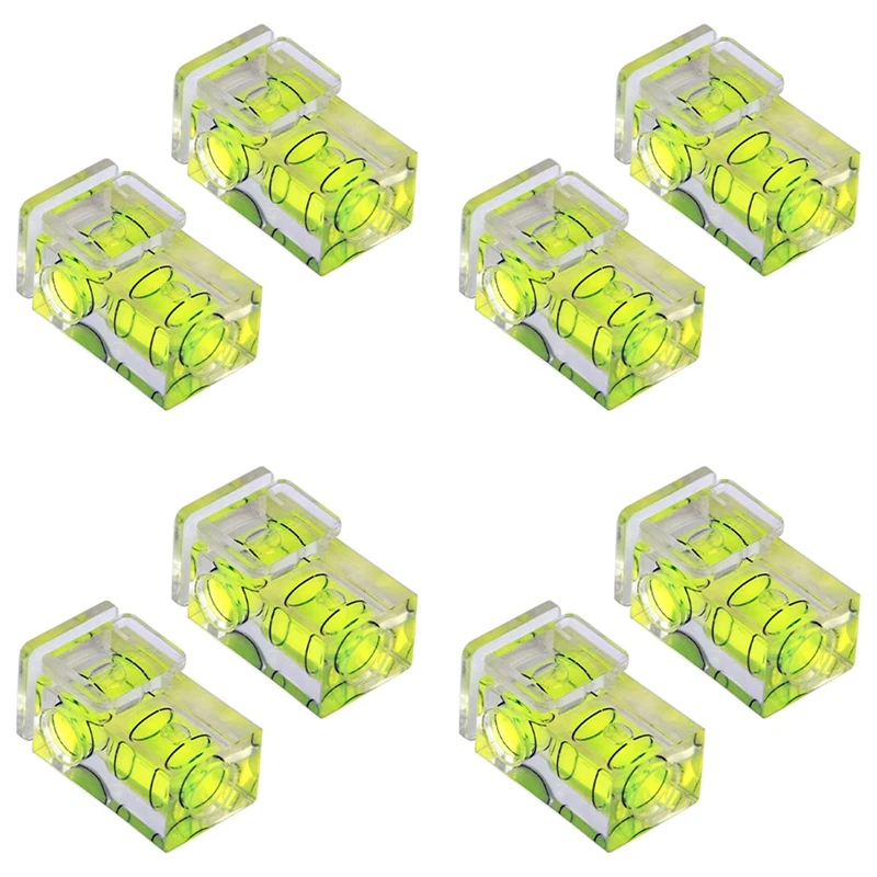 8 PCS Hot Shoe Bubble Level Camera Two Axis Spirit Level For Digital And Film Camera