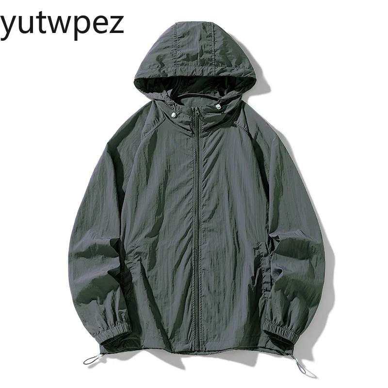 Outdoor Fishing UV Protection Jacket Couple Quick Drying Skin Coats UPF50+ New Ultra-thin Sun Protection Clothing Unisex Trendy