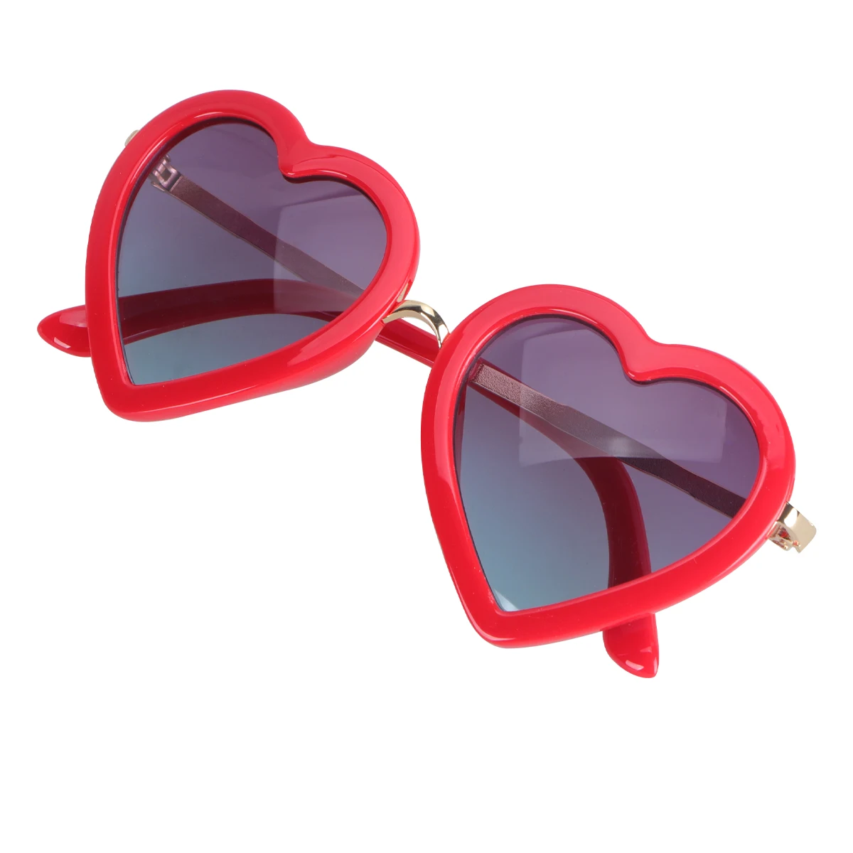 

Heart Shaped Sunglasses Lightweight Durable Smooth Texture Flexible Legs Valentine Decor Eyewear Women Fashion Party Accessory