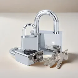 Stainless Steel Padlock Household Locks Anti-Theft Anti-Pick Locks Dormitory Waterproof Rustproof Locks Lockers