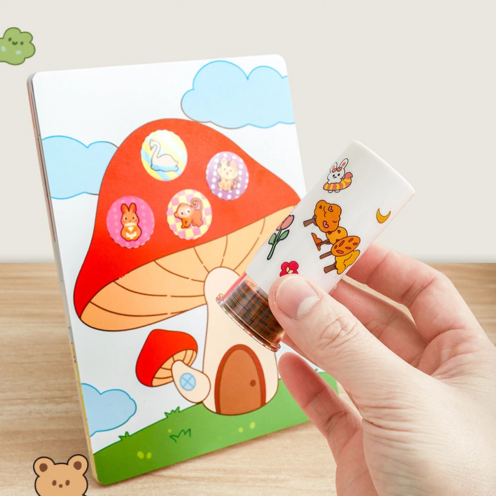 Zauberstempelaufkleber als Geschenkpreis für Kinder in der Schule – Detail 6