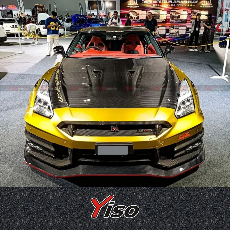 

Suitable for GTR35 body kit GTR modification wide body 2024 GTR Top Secret body kit modification front bumper