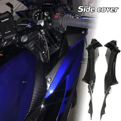 Parti del motociclo strumento pannello laterale coperchio carenatura anteriore superiore cofano serbatoio carburante Trim Cowl per Yamaha YZF R25 R3 2014-2018 carbonio