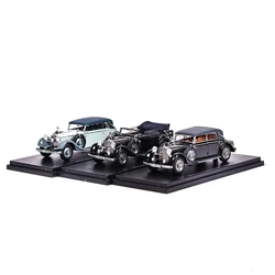 1:43 Resin Car Model 290 W18-Style Lang Cabriolet 1933-34 High-Simulation Mini Vehicle Collectible Display Toy Gift