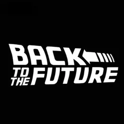Car stickers back to the future styling personality fashion car decoration accessories decals waterproof sunscreen 15 CM